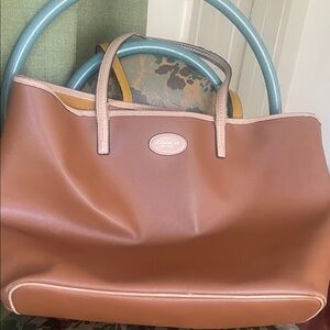 Coach Tan Leather Tote Bag